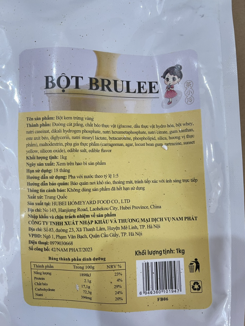 Bột Brulee 1kg